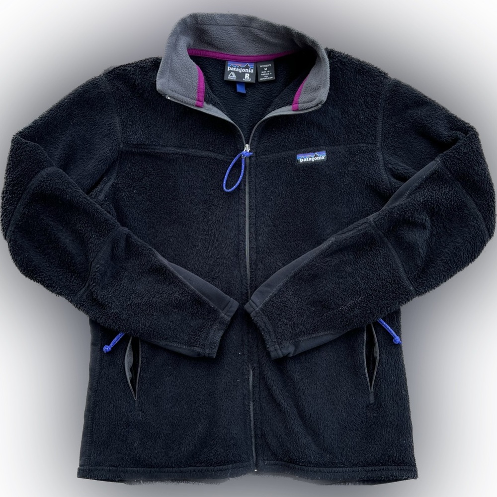 Womens vintage 90s Patagonia Fleece jacket deep pile regulator polartec zipper - Picture 3 of 6